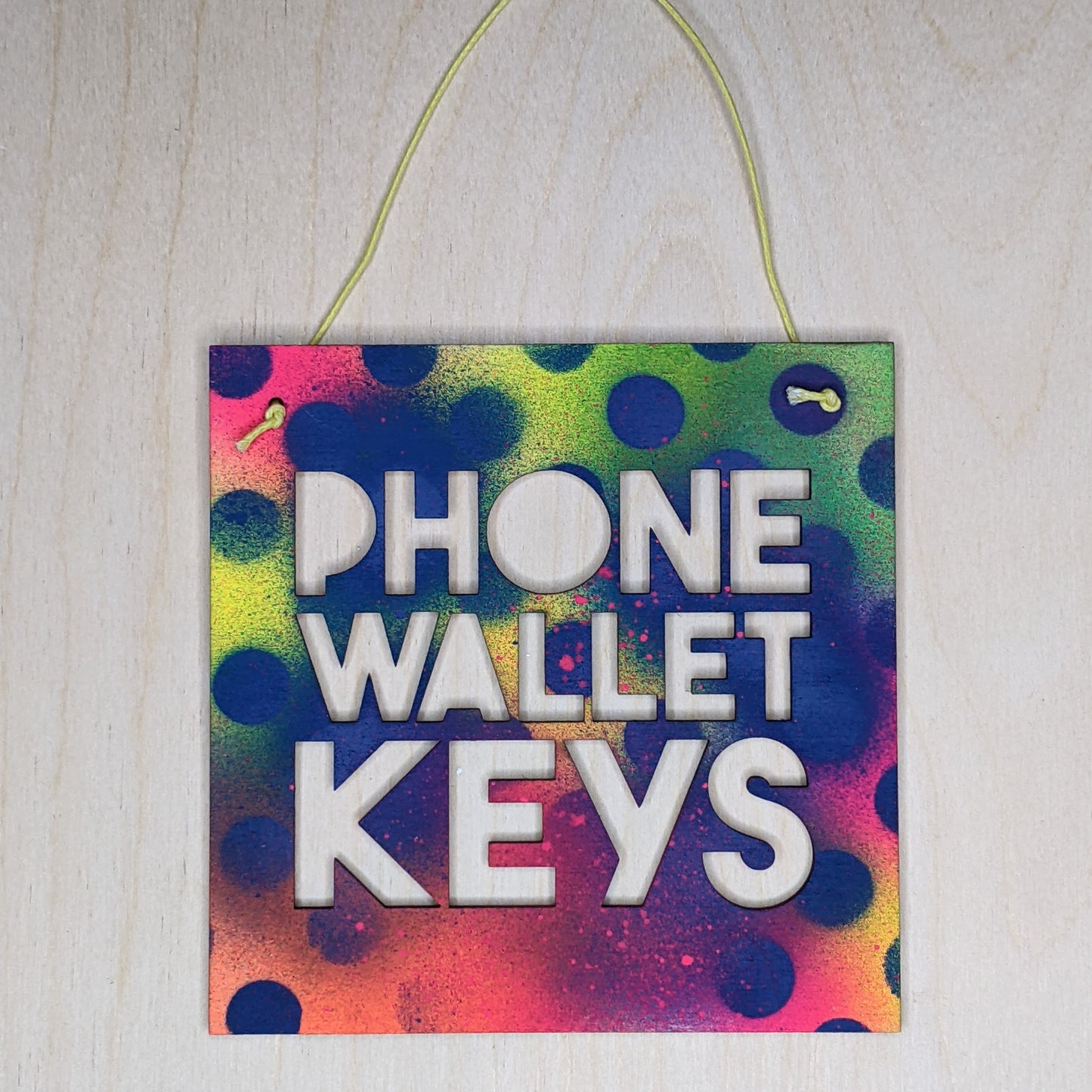 Phone Wallet Keys sign