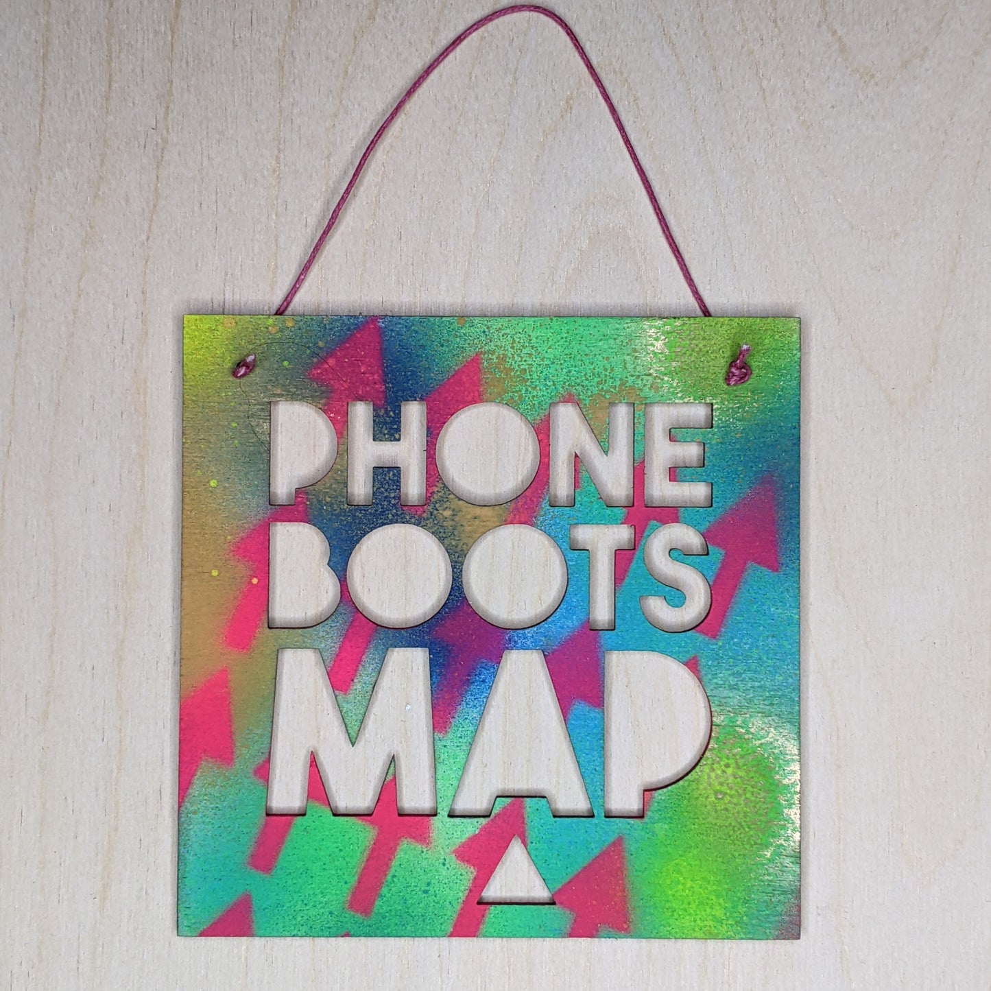 Phone Boots Map sign