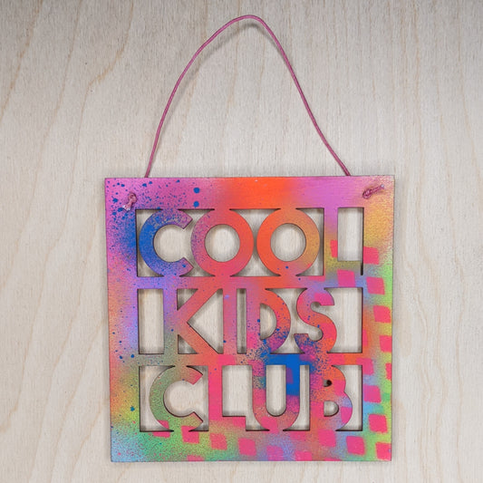 Cool Kids Club sign