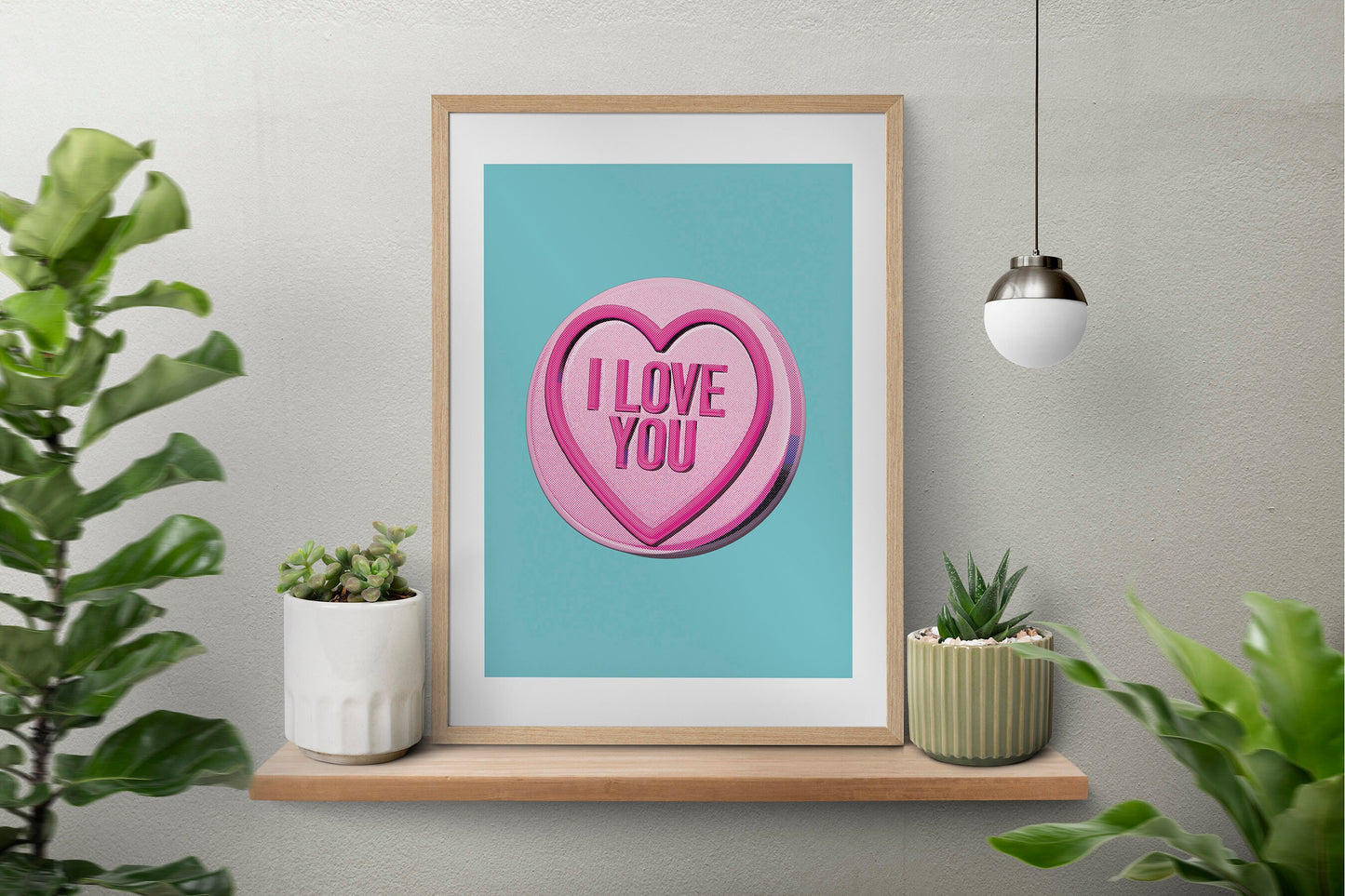 Love Heart Print