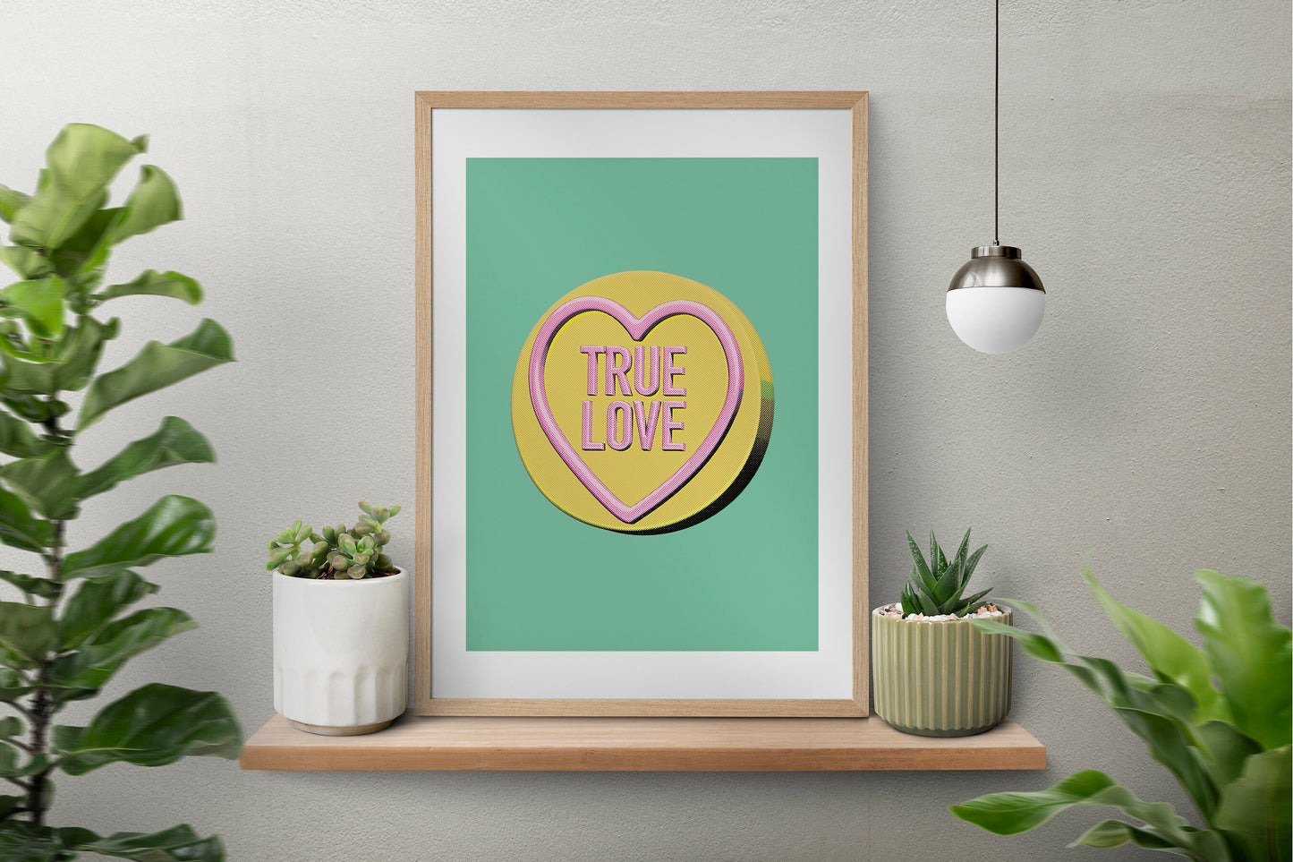 Love Heart Print